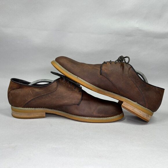 Bed Stu Men's Size 11 Luz Rustic Brown Leather Oxfords - Picture 8 of 13